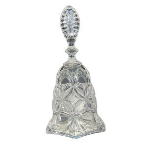 Vintage Made by Hofbauer of Germany Echt Bleikristall Lead Crystal 7.5 Inch Bell